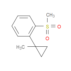 1-(1-methylcyclopropyl)-2-(methylsulfonyl)benzene