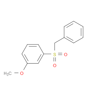 1-(benzylsulfonyl)-3-methoxybenzene
