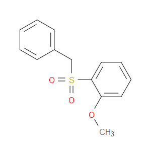 1-(benzylsulfonyl)-2-methoxybenzene